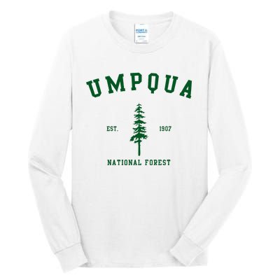 Umpqua National Forest Explore Oregon Tall Long Sleeve T-Shirt