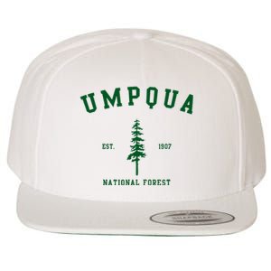 Umpqua National Forest Explore Oregon Wool Snapback Cap