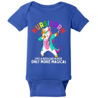 Unicorn Nurse Funny Nursicorn Rainbow Nursing Rn Gift Baby Bodysuit