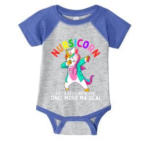 Unicorn Nurse Funny Nursicorn Rainbow Nursing Rn Gift Infant Baby Jersey Bodysuit