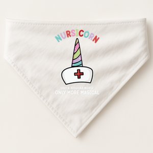 Unicorn Nurse Funny Nursicorn Rainbow Gift USA-Made Doggie Bandana