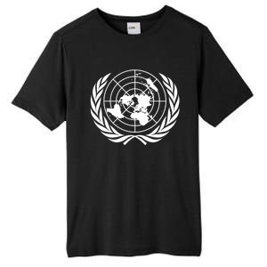 United Nations Flag Un United Nations Emblem Gift Tall Fusion ChromaSoft Performance T-Shirt