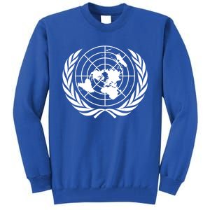 United Nations Flag Un United Nations Emblem Gift Tall Sweatshirt