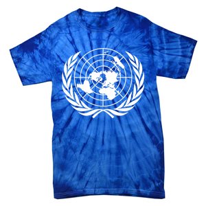 United Nations Flag Un United Nations Emblem Gift Tie-Dye T-Shirt