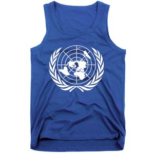 United Nations Flag Un United Nations Emblem Gift Tank Top