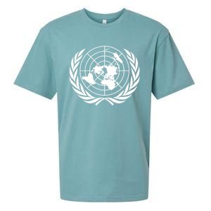 United Nations Flag Un United Nations Emblem Gift Sueded Cloud Jersey T-Shirt