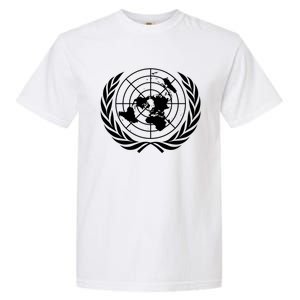 United Nations Flag Un United Nations Emblem Gift Garment-Dyed Heavyweight T-Shirt