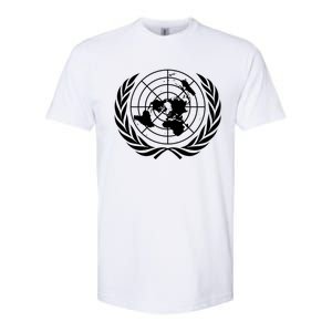 United Nations Flag Un United Nations Emblem Gift Softstyle CVC T-Shirt