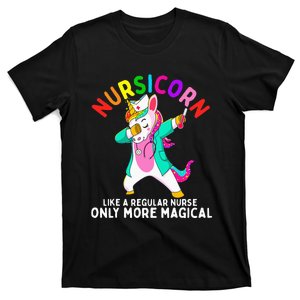 Unicorn Nurse Funny Nursicorn Rainbow Nursing RN Gift Women T-Shirt