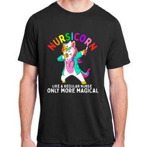 Unicorn Nurse Funny Nursicorn Rainbow Nursing RN Gift Women Adult ChromaSoft Performance T-Shirt