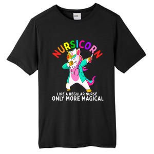 Unicorn Nurse Funny Nursicorn Rainbow Nursing RN Gift Women Tall Fusion ChromaSoft Performance T-Shirt