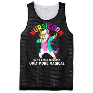 Unicorn Nurse Funny Nursicorn Rainbow Nursing RN Gift Women Mesh Reversible Basketball Jersey Tank