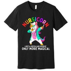 Unicorn Nurse Funny Nursicorn Rainbow Nursing RN Gift Women Premium T-Shirt