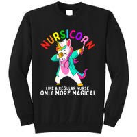 Unicorn Nurse Funny Nursicorn Rainbow Nursing RN Gift Women Tall Sweatshirt