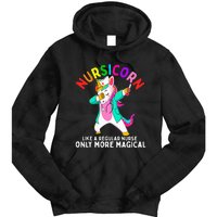 Unicorn Nurse Funny Nursicorn Rainbow Nursing RN Gift Women Tie Dye Hoodie