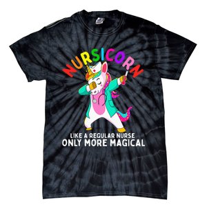 Unicorn Nurse Funny Nursicorn Rainbow Nursing RN Gift Women Tie-Dye T-Shirt