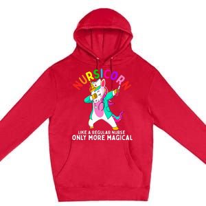 Unicorn Nurse Funny Nursicorn Rainbow Nursing RN Gift Women Premium Pullover Hoodie