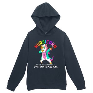 Unicorn Nurse Funny Nursicorn Rainbow Nursing RN Gift Women Urban Pullover Hoodie