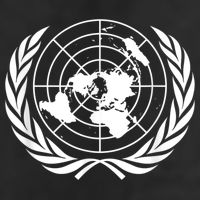United Nations Flag Un United Nations Emblem 7 Panel Mesh Trucker Snapback Hat