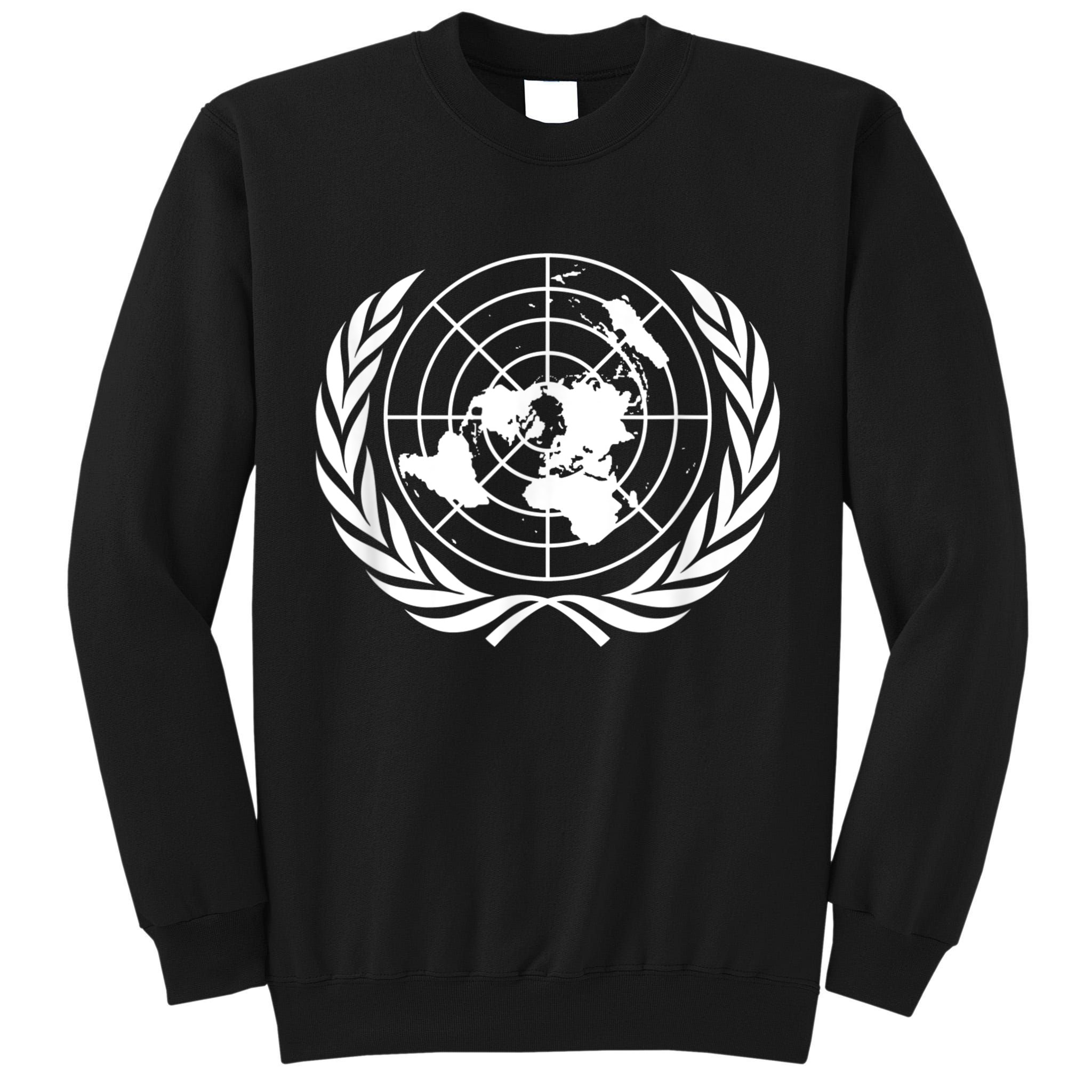 United Nations Flag Un United Nations Emblem Tall Sweatshirt
