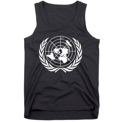 United Nations Flag Un United Nations Emblem Tank Top