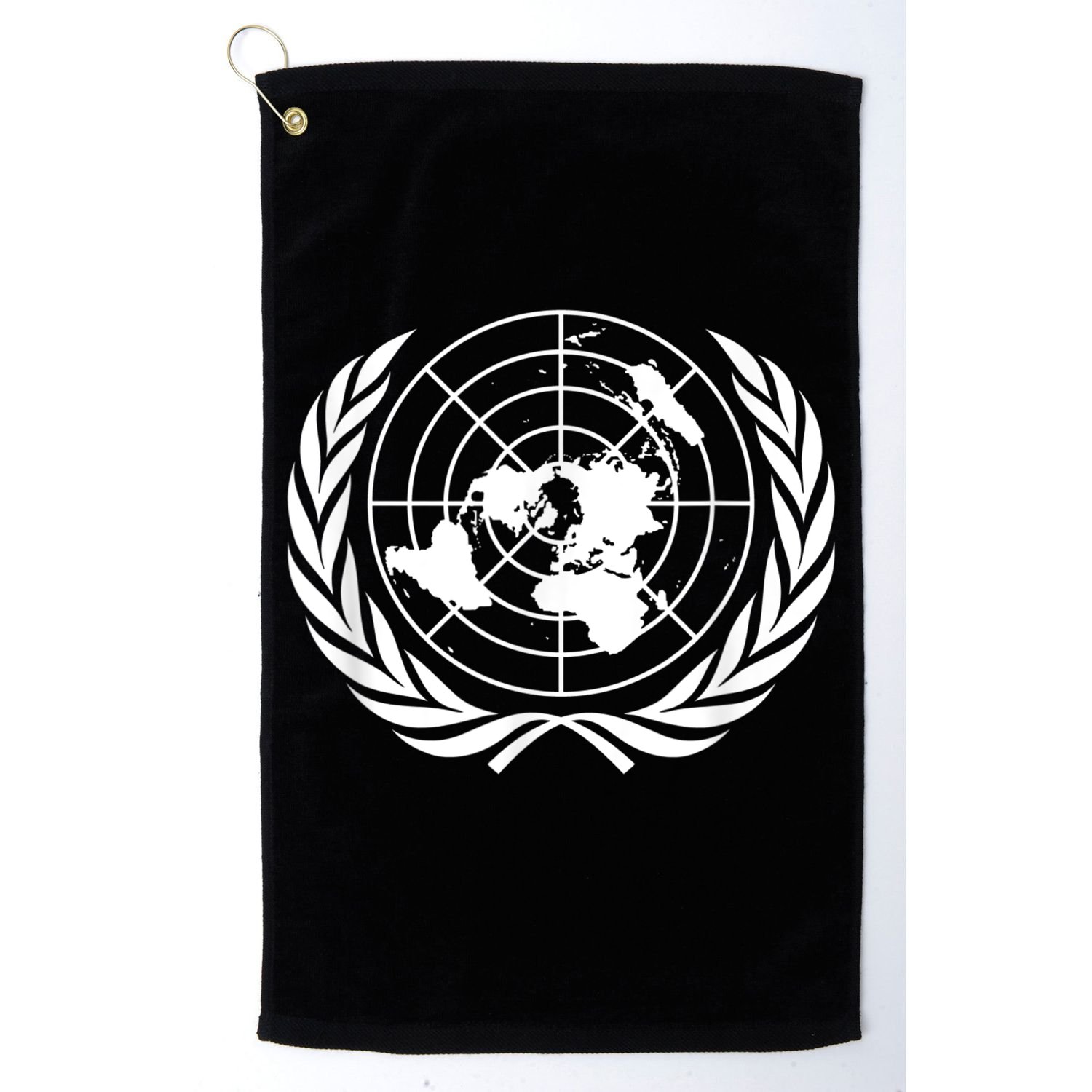 United Nations Flag Un United Nations Emblem Golf Towel