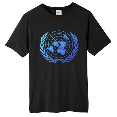 United Nations Flag Un United Nations Emblem Meaningful Gift Tall Fusion ChromaSoft Performance T-Shirt