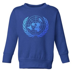 United Nations Flag Un United Nations Emblem Meaningful Gift Toddler Sweatshirt