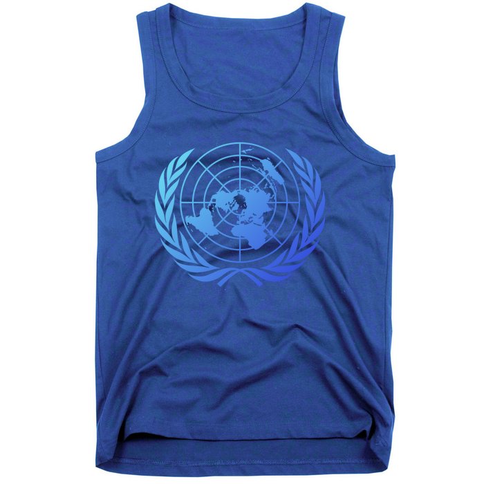 United Nations Flag Un United Nations Emblem Meaningful Gift Tank Top