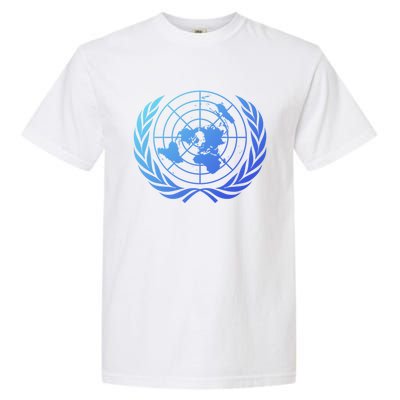 United Nations Flag Un United Nations Emblem Meaningful Gift Garment-Dyed Heavyweight T-Shirt