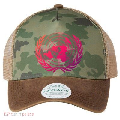 United Nations Flag Un United Nations Emblem Meaningful Gift Legacy Tie Dye Trucker Hat