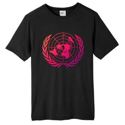 United Nations Flag Un United Nations Emblem Meaningful Gift Tall Fusion ChromaSoft Performance T-Shirt