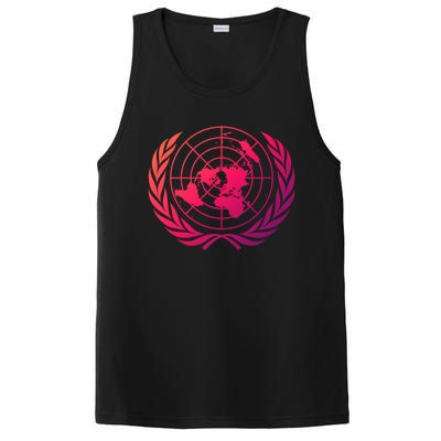 United Nations Flag Un United Nations Emblem Meaningful Gift PosiCharge Competitor Tank