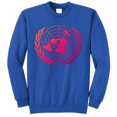 United Nations Flag Un United Nations Emblem Meaningful Gift Sweatshirt