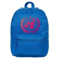 United Nations Flag Un United Nations Emblem Meaningful Gift 16 in Basic Backpack