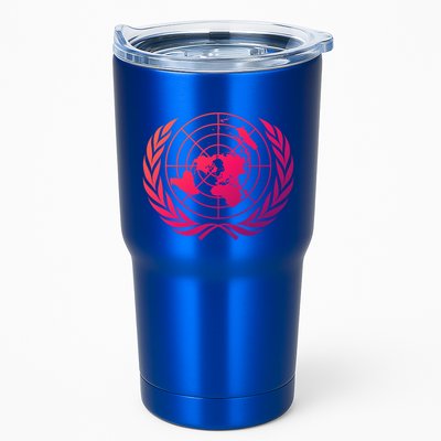 United Nations Flag Un United Nations Emblem Meaningful Gift Tumbler