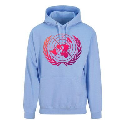 United Nations Flag Un United Nations Emblem Meaningful Gift Unisex Surf Hoodie