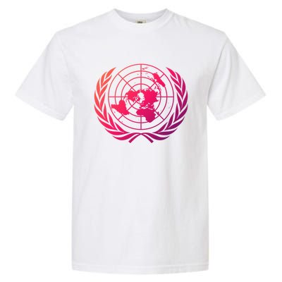 United Nations Flag Un United Nations Emblem Meaningful Gift Garment-Dyed Heavyweight T-Shirt