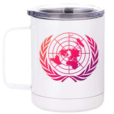 United Nations Flag Un United Nations Emblem Meaningful Gift 12 oz Stainless Steel Tumbler Cup