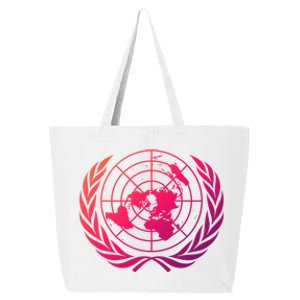 United Nations Flag Un United Nations Emblem Meaningful Gift 25L Jumbo Tote