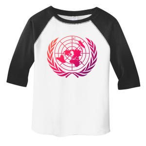 United Nations Flag Un United Nations Emblem Meaningful Gift Toddler Fine Jersey T-Shirt