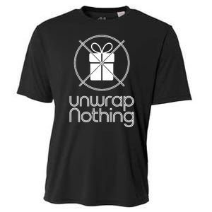 Unwrap Nothing Funny Anti Christmas Grumpy Christmas Cooling Performance Crew T-Shirt