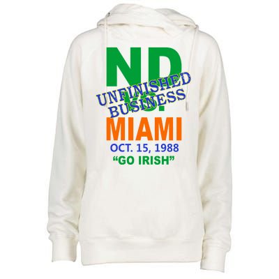 Unfinished Business Convicts Vs Catholics Womens Funnel Neck Pullover Hood