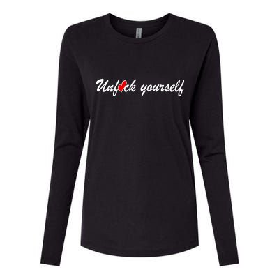 Unfuck Yourself Womens Cotton Relaxed Long Sleeve T-Shirt