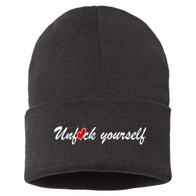 Unfuck Yourself Sustainable Knit Beanie