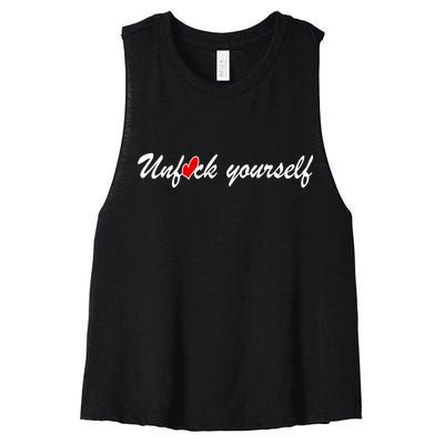 Unfuck Yourself Women's Racerback Cropped Tank