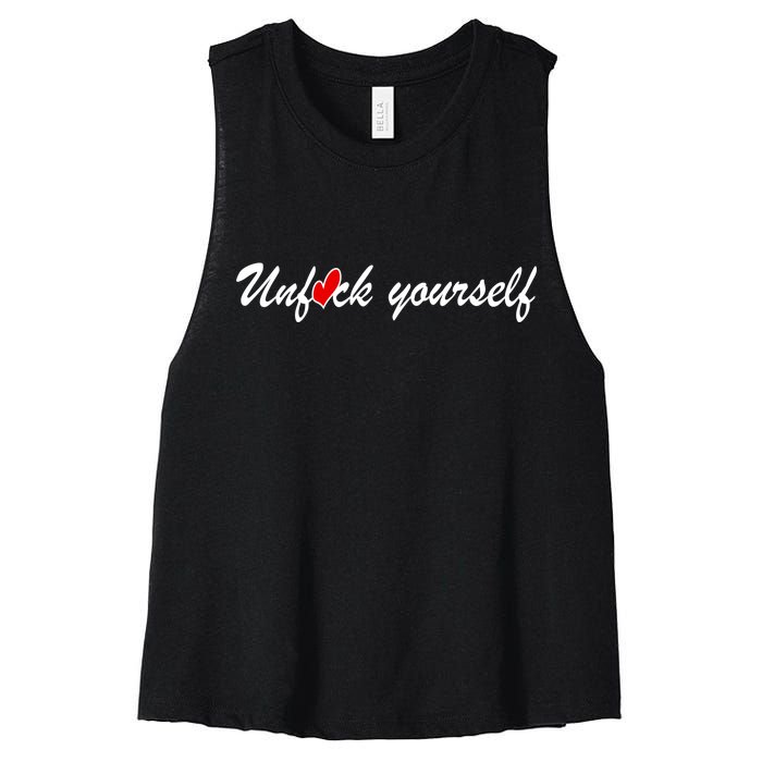 Unfuck Yourself Women's Racerback Cropped Tank