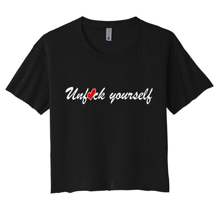 Unfuck Yourself Women's Crop Top Tee