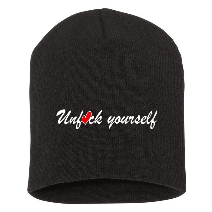 Unfuck Yourself Short Acrylic Beanie