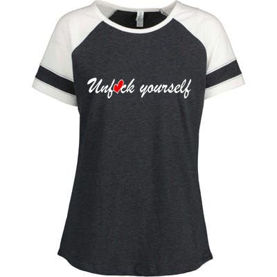 Unfuck Yourself Enza Ladies Jersey Colorblock Tee